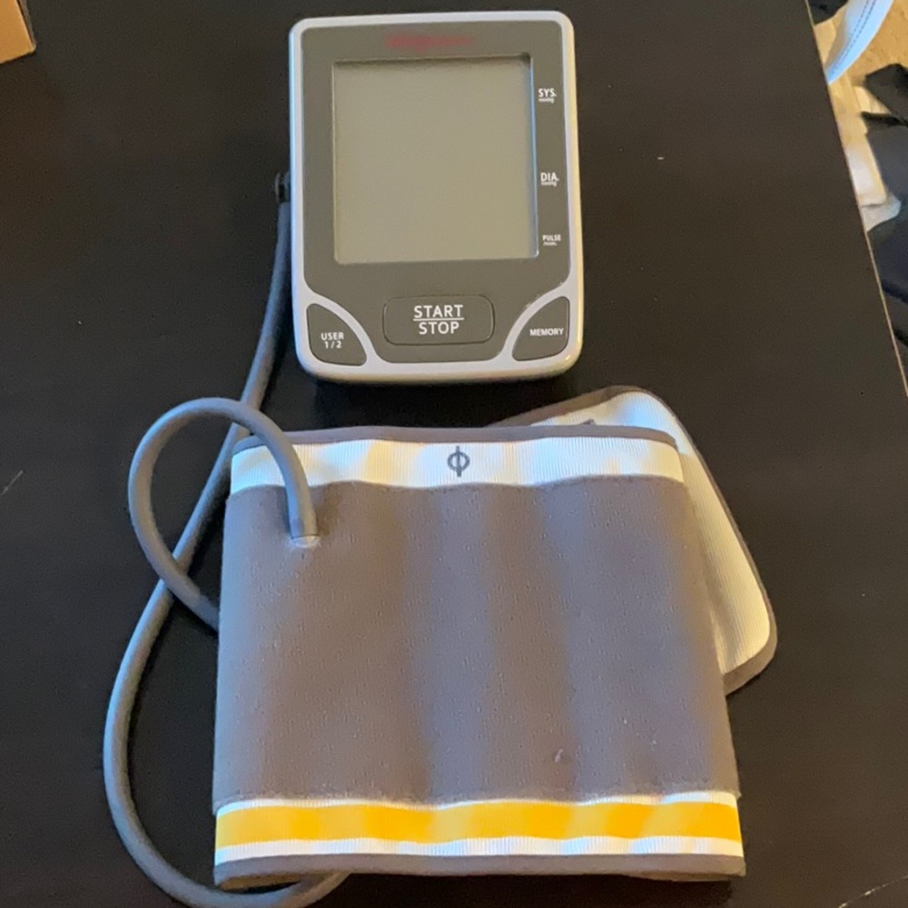 Digital Blood Pressure Monitor with Gray Cuff